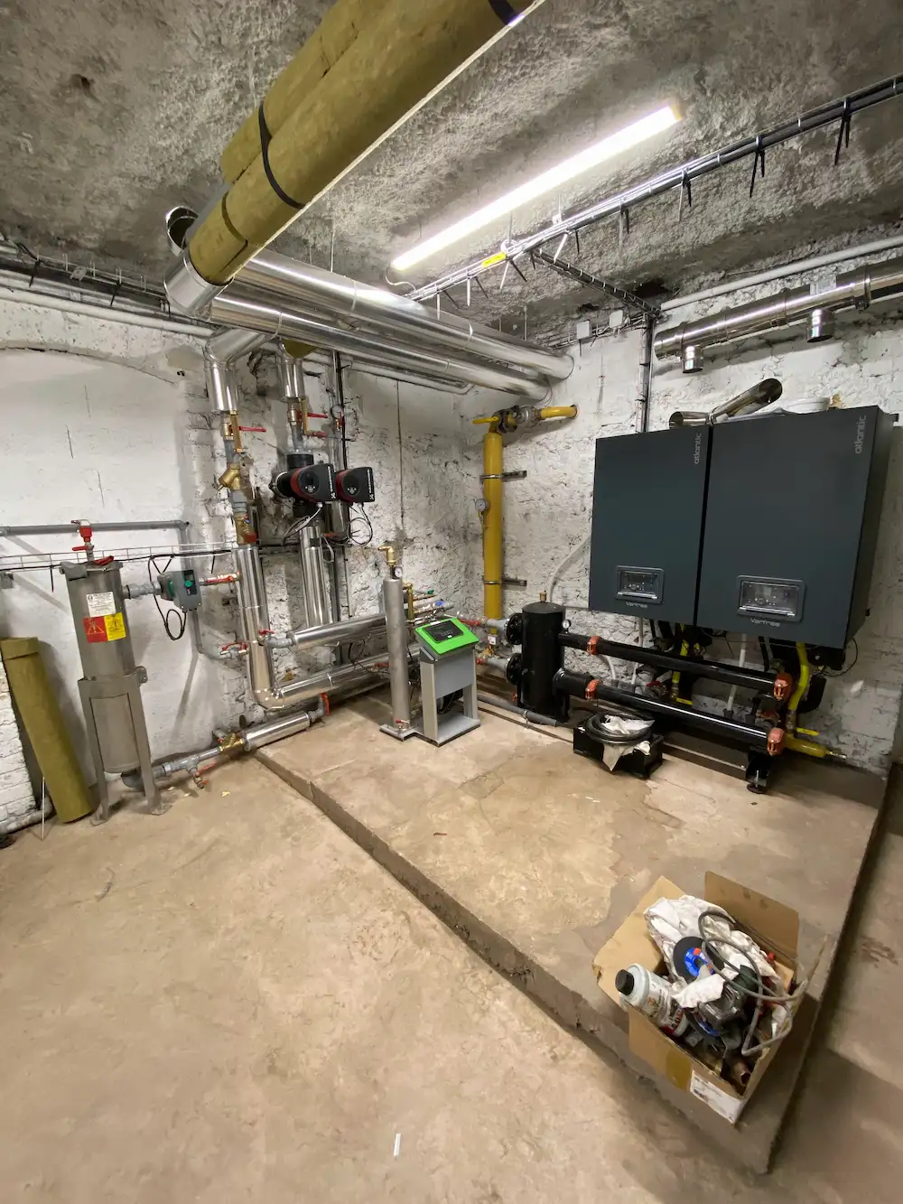 Salle des machines et installation chauffage à Paris, Île-de-France
